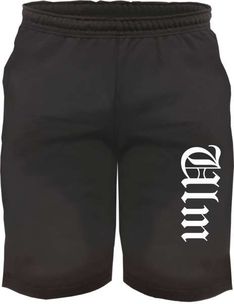 Ulm Sweatshorts - Altdeutsch bedruckt - Kurze Hose Shorts