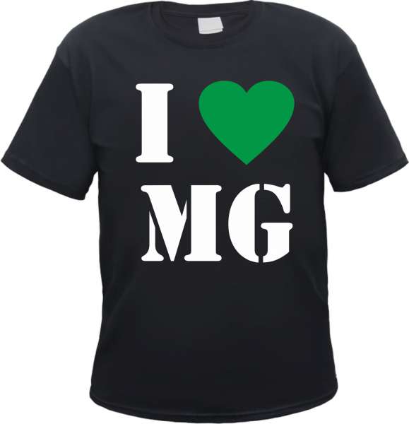 Mönchengladbach Herren T-Shirt - Tee Shirt - I Love MG