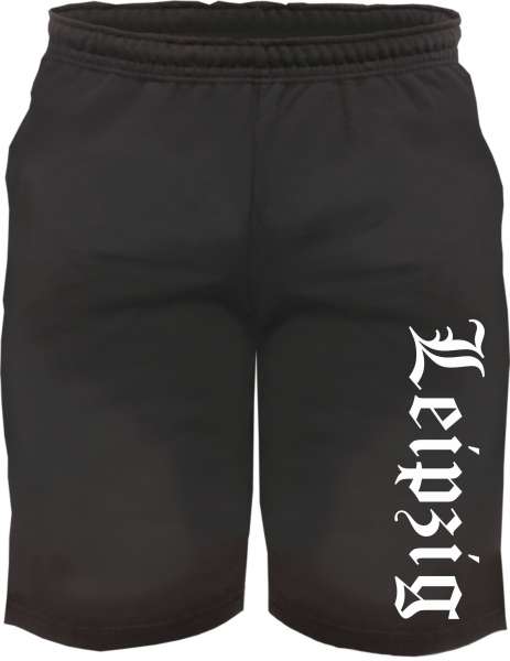 Leipzig Sweatshorts - Altdeutsch bedruckt - Kurze Hose Shorts