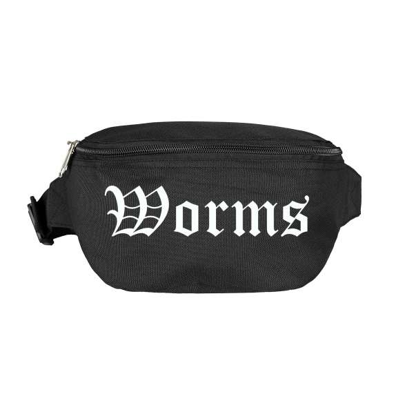 Worms Bauchtasche - Altdeutsch bedruckt - Gürteltasche Hipbag