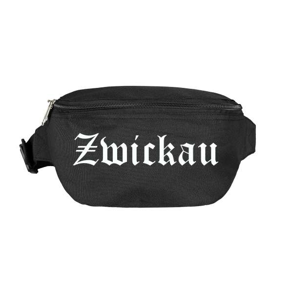 Zwickau Bauchtasche - Altdeutsch bedruckt - Gürteltasche Hipbag