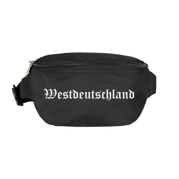 Westdeutschland Bauchtasche - Altdeutsch bedruckt - Gürteltasche Hipbag