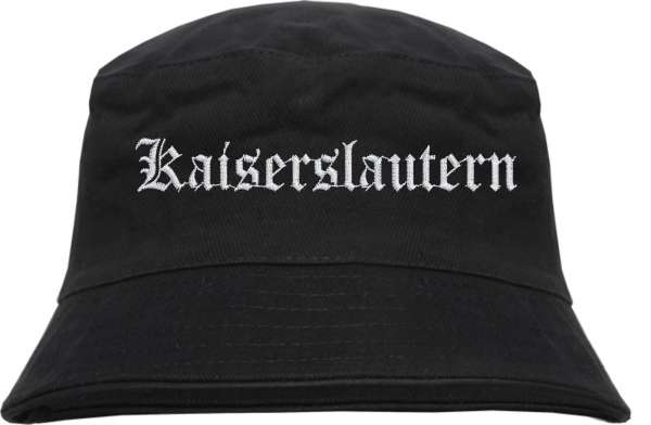 Kaiserslautern Fischerhut - Altdeutsch - bestickt - Bucket Hat Anglerhut Hut