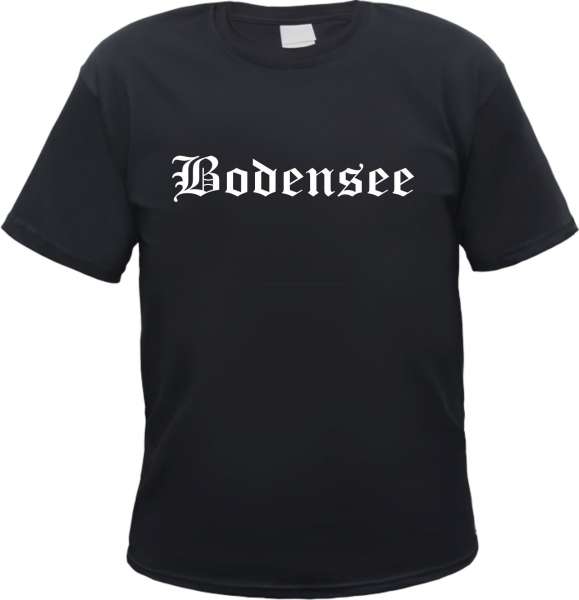 Bodensee Herren T-Shirt - Altdeutsch - Tee Shirt