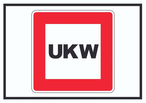 Sprechfunk zu benutzen Schild mit Symbol