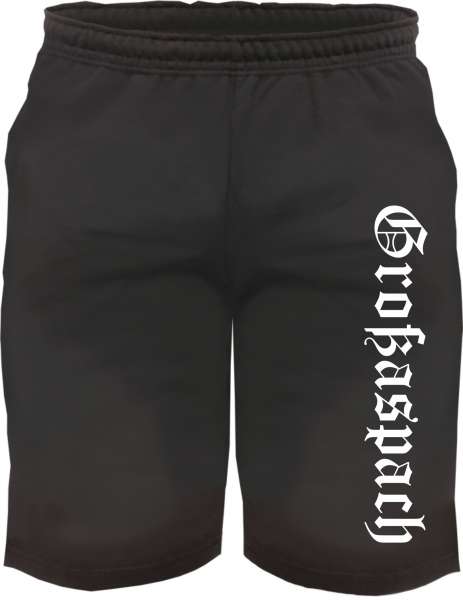 Großaspach Sweatshorts - Altdeutsch Bedruckt - Kurze Hose Shorts