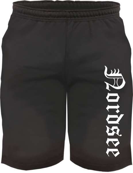 Nordsee Sweatshorts - Altdeutsch bedruckt - Kurze Hose Shorts