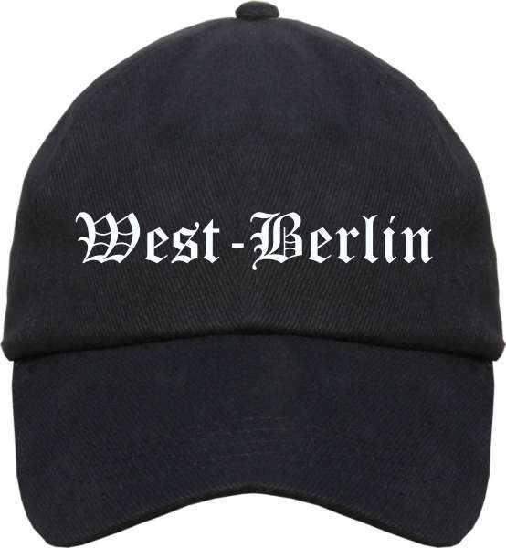 West-Berlin Cappy - Altdeutsch bedruckt - Schirmmütze Cap