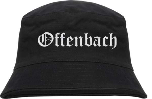 Offenbach Fischerhut - Altdeutsch - bestickt - Bucket Hat Anglerhut Hut Anglerhut Hut