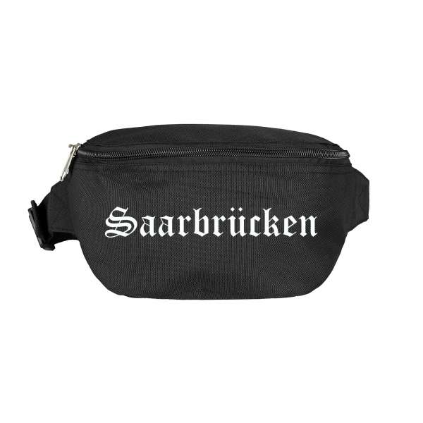 Saarbrücken Bauchtasche - Altdeutsch bedruckt - Gürteltasche Hipbag