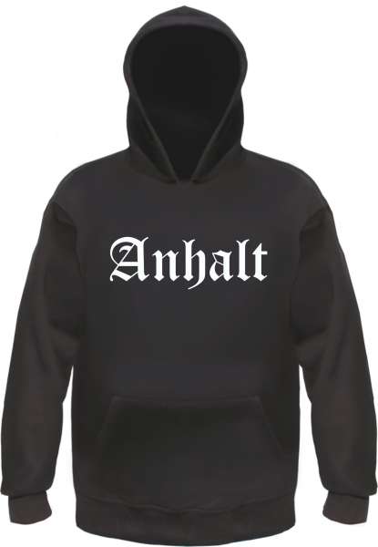 Anhalt Kapuzensweatshirt - Altdeutsch - bedruckt - Hoodie Kapuzenpullover