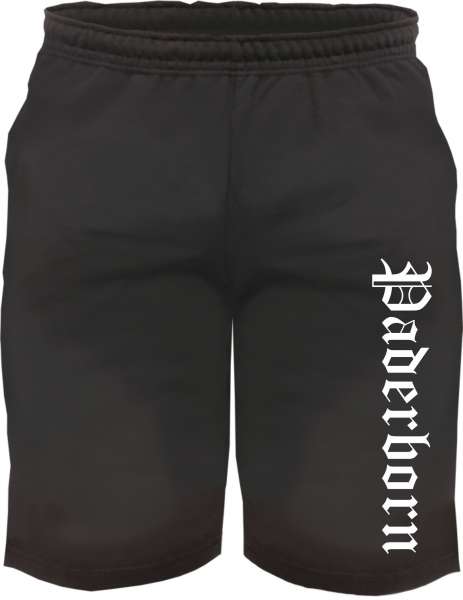 Paderborn Sweatshorts - Altdeutsch bedruckt - Kurze Hose Shorts