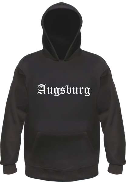 Augsburg Kapuzensweatshirt - Altdeutsch - bedruckt - Hoodie Kapuzenpullover