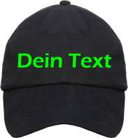 Individuelles Cappy NEON - Blockschrift - mit Wunschtext bedruckt Individuelles Cappy NEON - Blockschrift - mit Wunschtext bedruckt