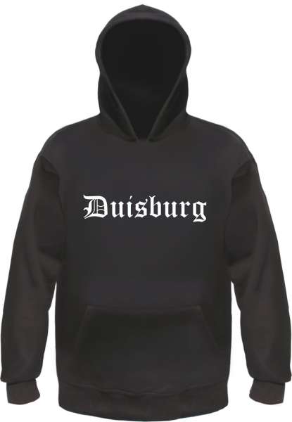 Duisburg Kapuzensweatshirt - Altdeutsch - bedruckt - Hoodie Kapuzenpullover