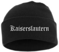 Kaiserslautern Umschlagmütze - Altdeutsch - Bestickt - Mütze mit breitem Umschlag Kaiserslautern Umschlagmütze - Altdeutsch - Bestickt - Mütze mit breitem Umschlag