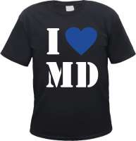 Magdeburg Herren T-Shirt - Tee Shirt - I Love MD Magdeburg Herren T-Shirt - Tee Shirt - I Love MD