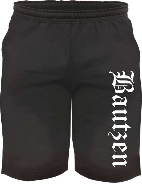 Bautzen Sweatshorts - Altdeutsch bedruckt - Kurze Hose Shorts