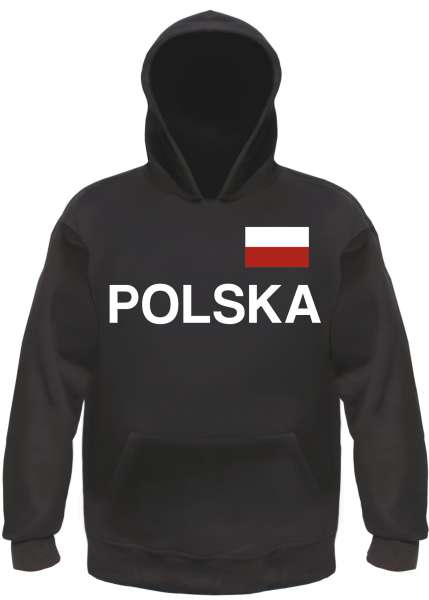 Polska Polen Kapuzensweatshirt - bedruckt - Hoodie Kapuzenpullover
