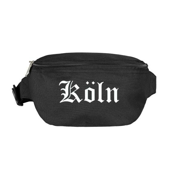 Köln Bauchtasche - Altdeutsch bedruckt - Gürteltasche Hipbag