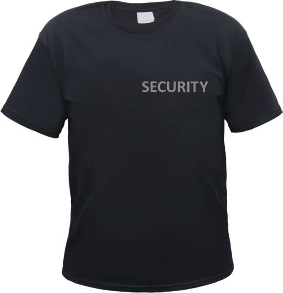 Security T-Shirt mit reflektierenden Druck - Tee Shirt