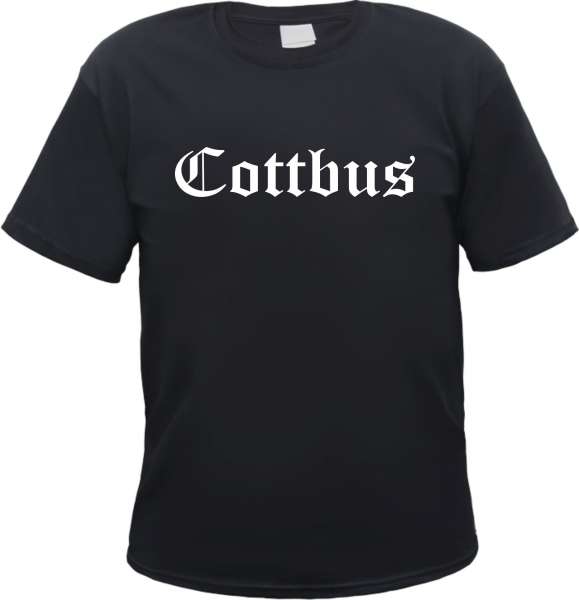 Cottbus Herren T-Shirt - Altdeutsch - Tee Shirt