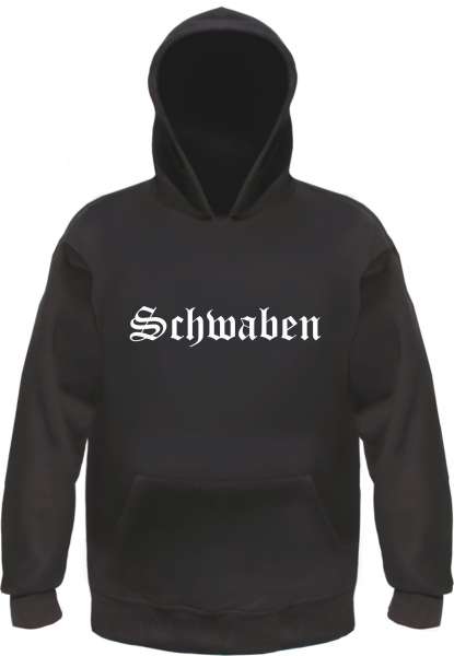 Schwaben Kapuzensweatshirt - Altdeutsch - bedruckt - Hoodie Kapuzenpullover