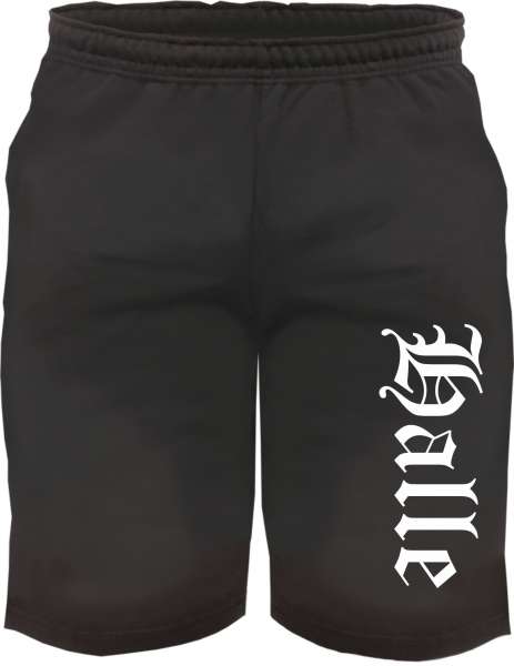 Halle Sweatshorts - Altdeutsch bedruckt - Kurze Hose Shorts