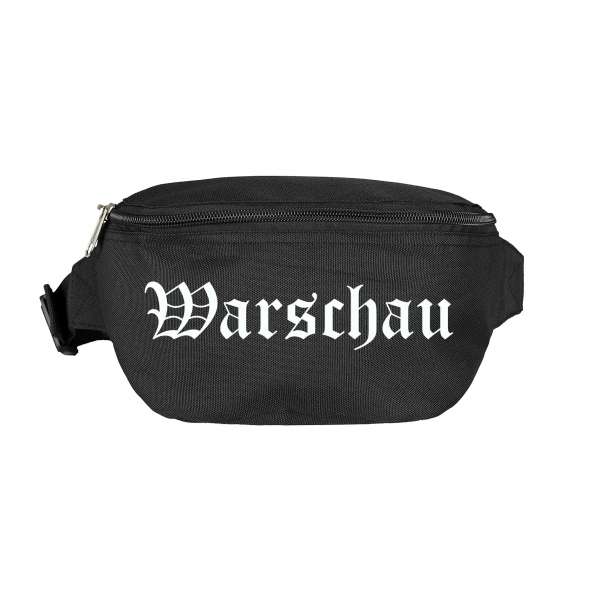 Warschau Bauchtasche - Altdeutsch bedruckt - Gürteltasche Hipbag