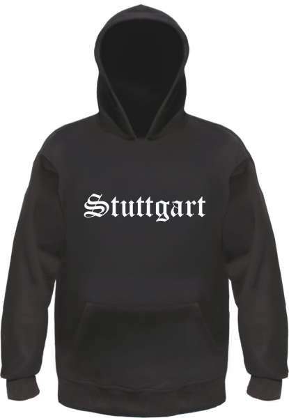 Stuttgart Kapuzensweatshirt - Altdeutsch - bedruckt - Hoodie Kapuzenpullover