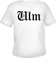 Ulm Herren T-Shirt - Altdeutsch - Weißes Tee Shirt Ulm Herren T-Shirt - Altdeutsch - Weißes Tee Shirt