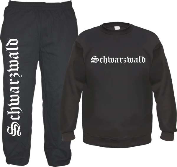 Schwarzwald Jogginghose und Sweat im Set - Jogginganzug