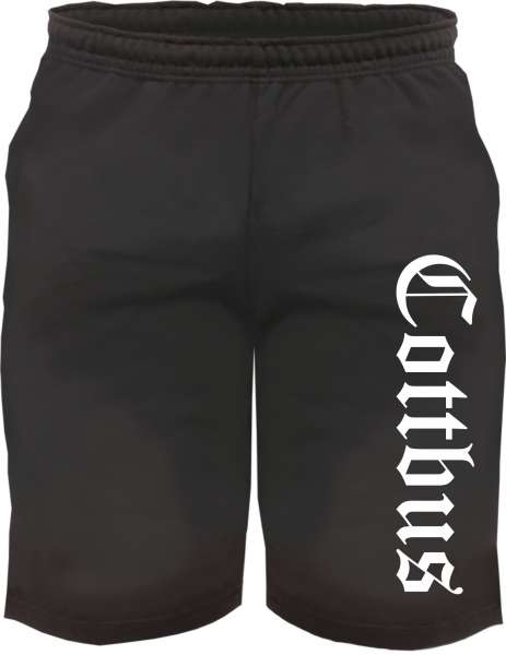 Cottbus Sweatshorts - Altdeutsch bedruckt - Kurze Hose Shorts