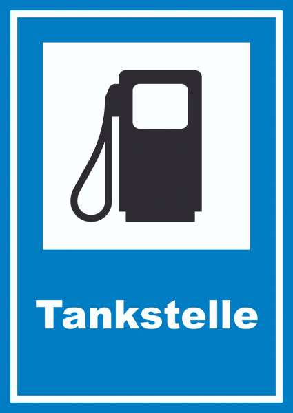 Tankstelle Schild