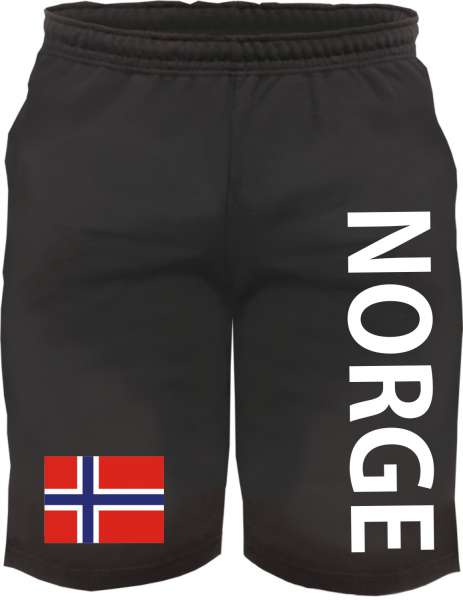 Norge Sweatshorts - Altdeutsch bedruckt - Kurze Hose Shorts