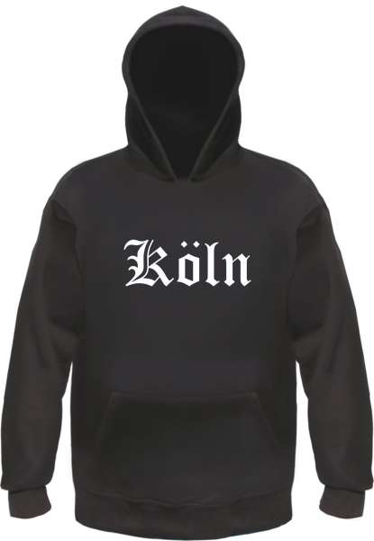 Köln Kapuzensweatshirt - Altdeutsch - bedruckt - Hoodie Kapuzenpullover