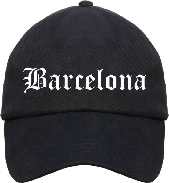 Barcelona Cappy - Altdeutsch bedruckt - Schirmmütze Cap