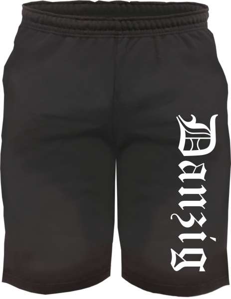 Danzig Sweatshorts - Altdeutsch bedruckt - Kurze Hose Shorts