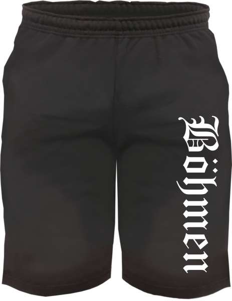 Böhmen Sweatshorts - Altdeutsch bedruckt - Kurze Hose Shorts