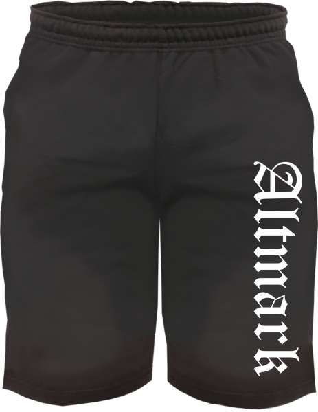 Altmark Sweatshorts - Altdeutsch bedruckt - Kurze Hose Shorts