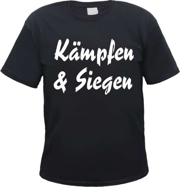 Kämpfen und siegen Herren T-Shirt - Tee Shirt