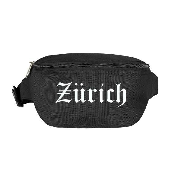 Zürich Bauchtasche - Altdeutsch bedruckt - Gürteltasche Hipbag