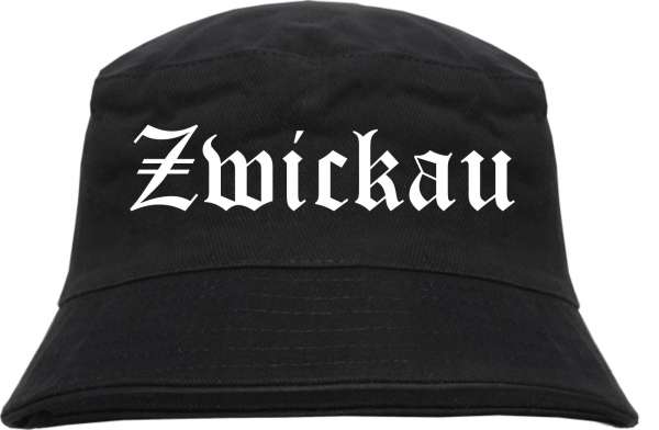 Zwickau Fischerhut - Altdeutsch - bedruckt - Bucket Hat Anglerhut Hut