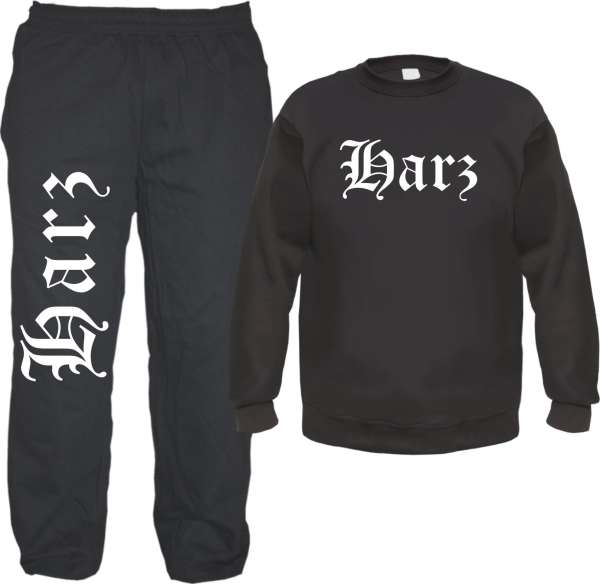 Harz Jogginghose und Sweat im Set - Jogginganzug