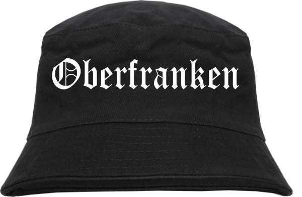 Oberfranken Fischerhut - Altdeutsch - bedruckt - Bucket Hat Anglerhut Hut