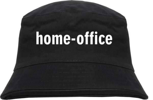 home-office Fischerhut - bedruckt - Bucket Hat Anglerhut Hut Homeoffice