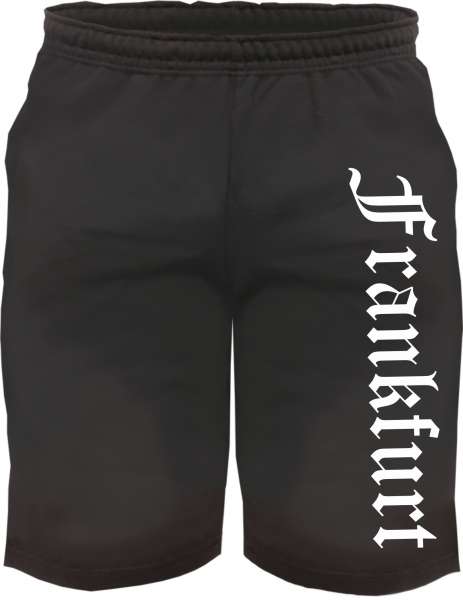 Frankfurt Sweatshorts - Altdeutsch bedruckt - Kurze Hose Shorts