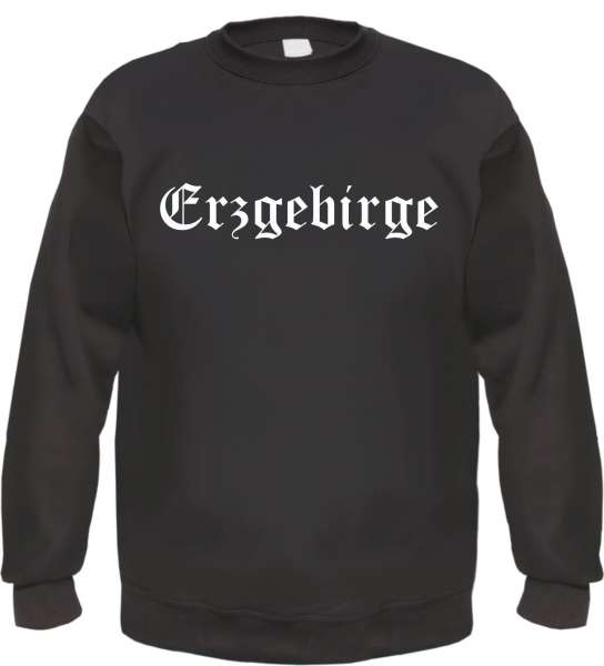 Erzgebirge Sweatshirt - Altdeutsch - bedruckt - Pullover