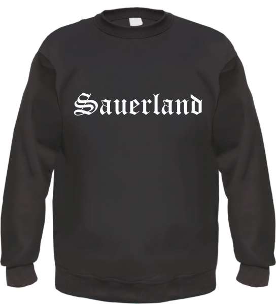 Sauerland Sweatshirt - Altdeutsch - bedruckt - Pullover
