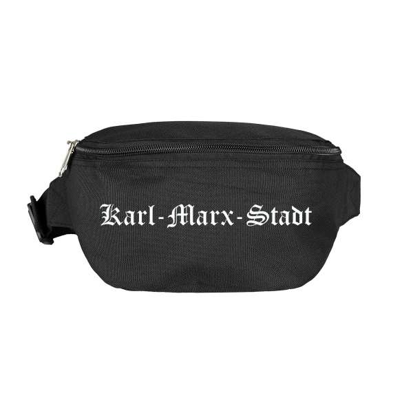 Karl-Marx-Stadt Bauchtasche - Altdeutsch bedruckt - Gürteltasche Hipbag